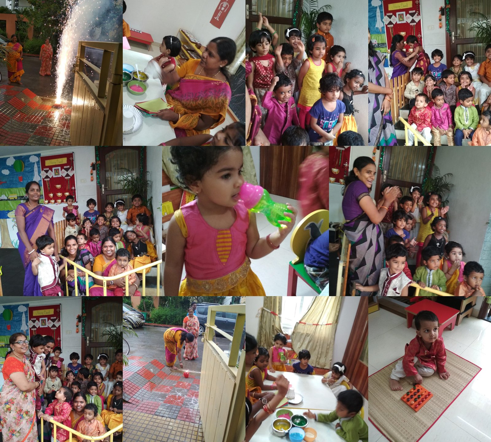 Diwali Celebrations - Traditional Attire & Sweets